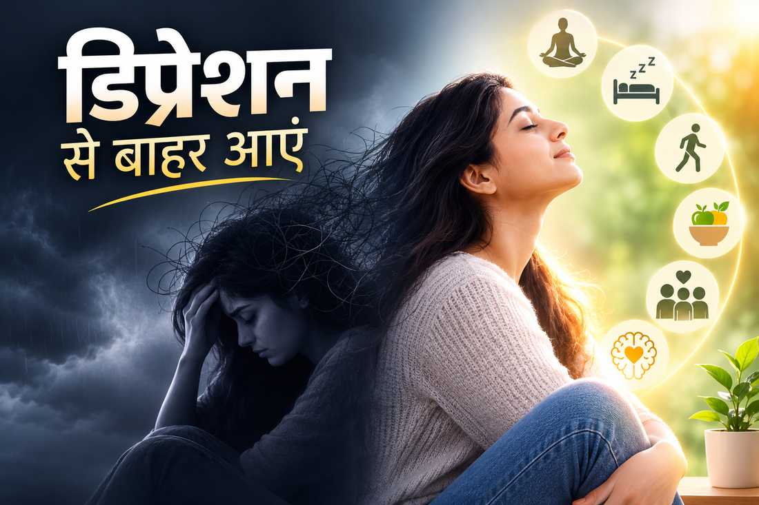 डिप्रेशन से बाहर कैसे निकलें? | Depression के लक्षण, इलाज और जल्दी रिकवरी के वैज्ञानिक तरीके