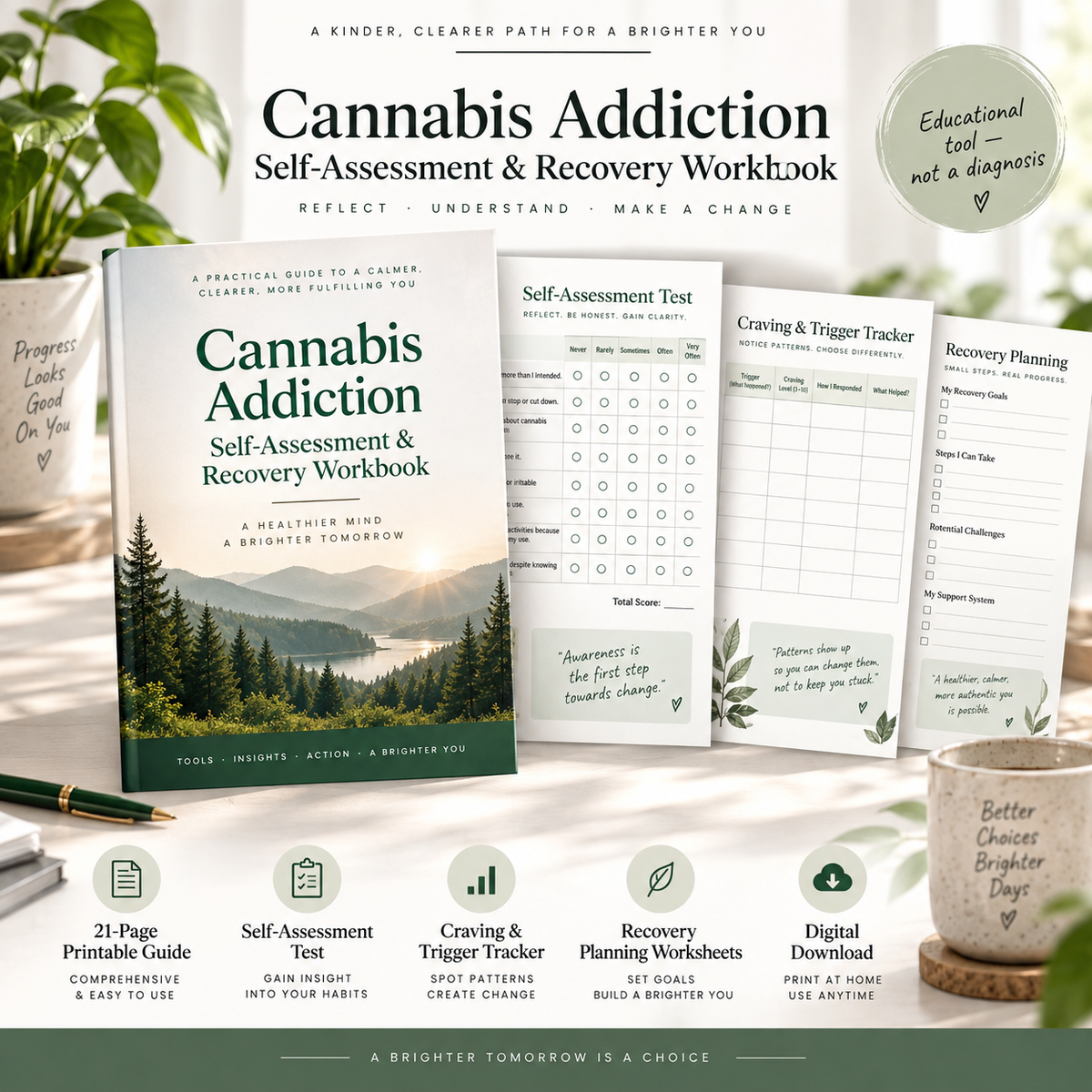 Cannabis Addiction Self-Assessment & Recovery Workbook.