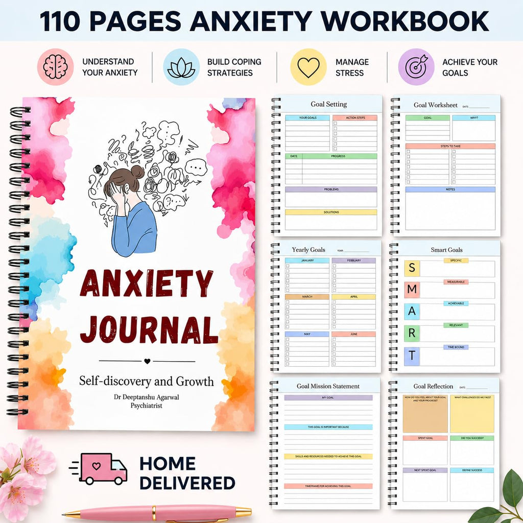 Anxiety Relief Journal | Psychiatrist-created • Digital