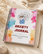 Anxiety Journal for Adults | Spiral Bound Guided Self-Help Journal