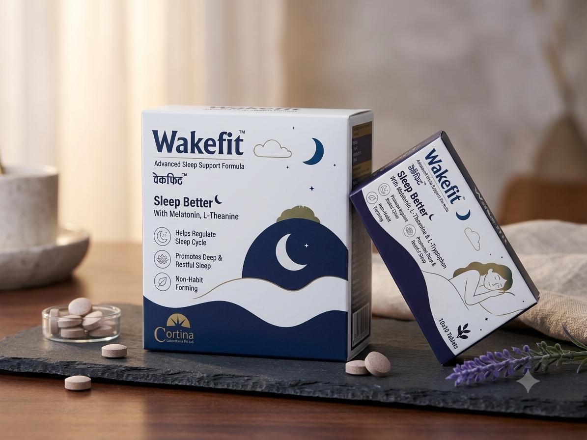 Wakefit™ Sleep Better Tablets | Advanced Sleep Support Formula | 10 Tablets